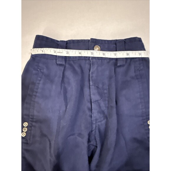 Vintage Electric Kids Pants Sz 5 & Donmoor Long Sleeve Polo Blue Green Stripes - Picture 12 of 16